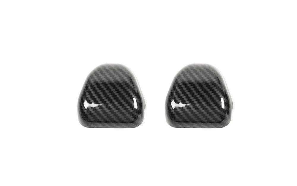 2¡Á Carbon Fiber ABS for Seat Safety Belt Buckle Cover Fit for Suzuki for Jimny 2019-2022