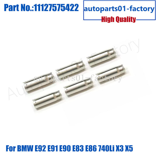 6Spark Plug Tube 11127575422 for BMW E92 E91 E90 E83 E86 740Li X3 X5 128i 328i