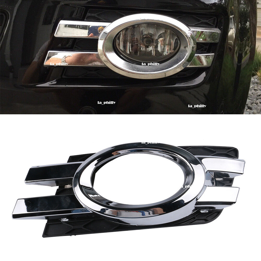Pair Chorme Front Bumper Fog Light Grille for Mercedes X164 GL320 GL450 LH RH