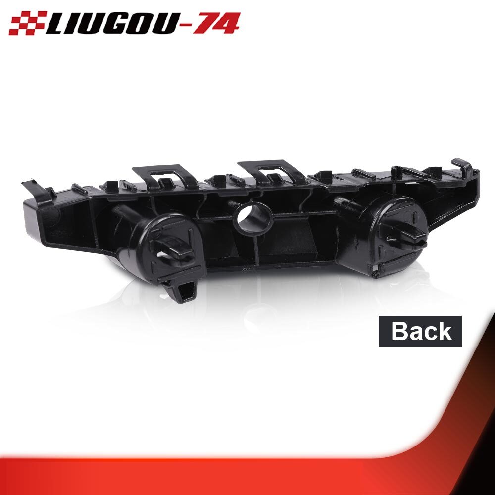 Suitable for 2014-2019 for Nissan Versa Note, Black Front Bumper Mount LH, Driver's Side