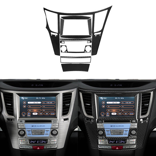 11X Carbon Fiber Center console Frame Cover for Subaru Legacy Outback 2010-2014