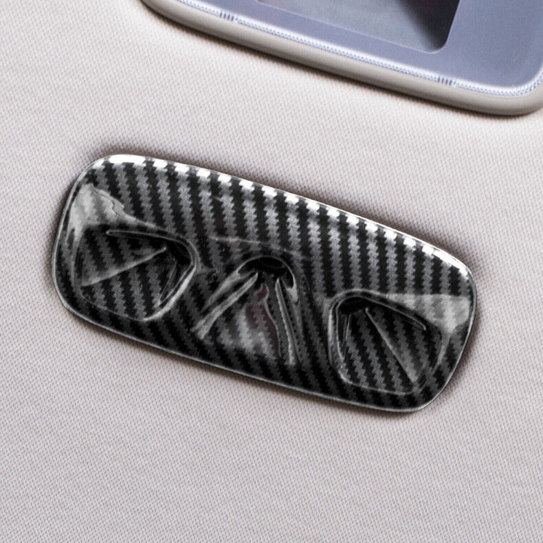 for Kia Carnival 2022-2023 Carbon Fiber Third Row Reading Light Frame Cover Trim