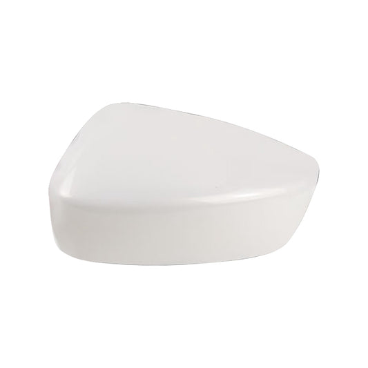 White primer driver's side mirror caps for 2014, 2015, and 2016 for Mazda 3 AT