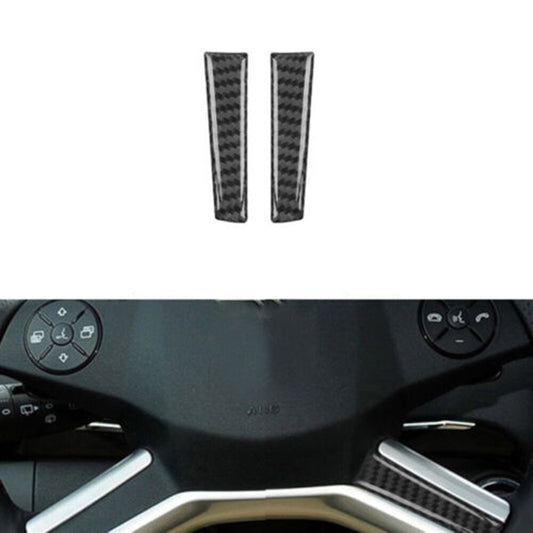 Carbon Fiber Steering Wheel Accent Type A Cover Trim for Mercedes Benz M-class