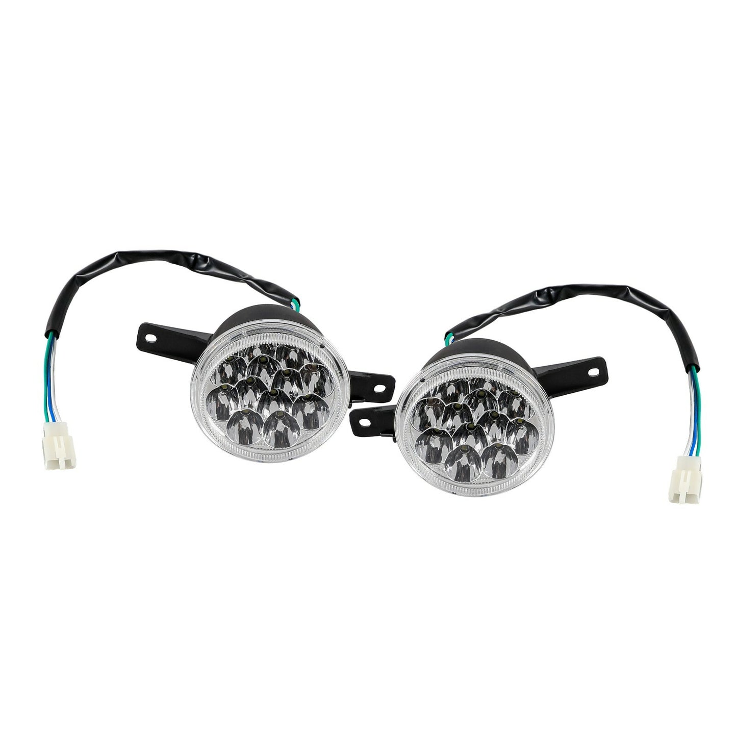 12V Pair Left Right Head Light Lamp 150cc 200cc 250cc Quad Bike ATV 4 Wheelers