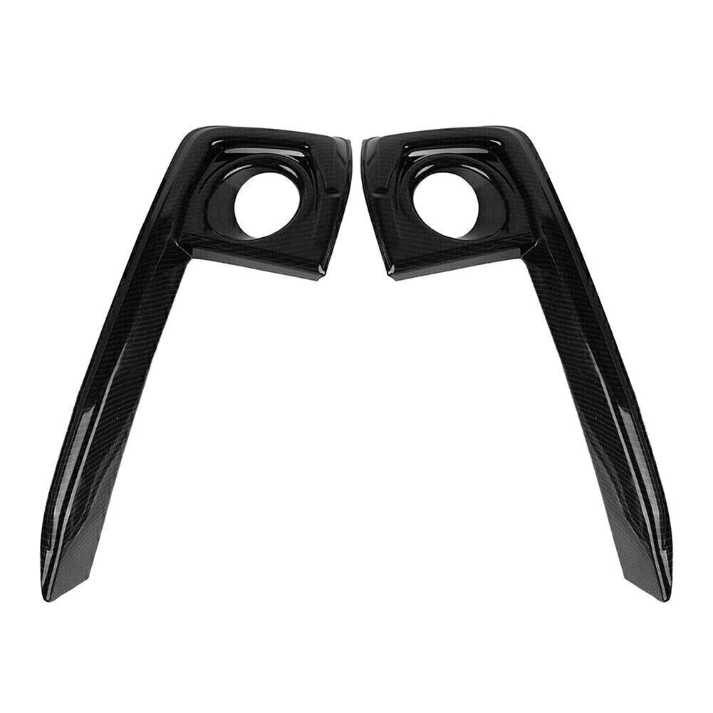 Front Fog Light Lamp Cover Trim Molding for Honda for Civic 10th 2019-2021 20 Carbon