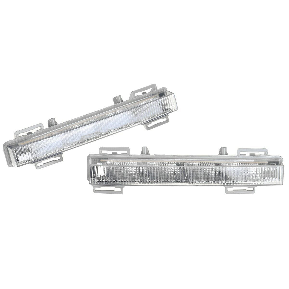 Left + Righ Front LED Daytime Running Light DRL Fog Lamp for Benz W166 2012-15