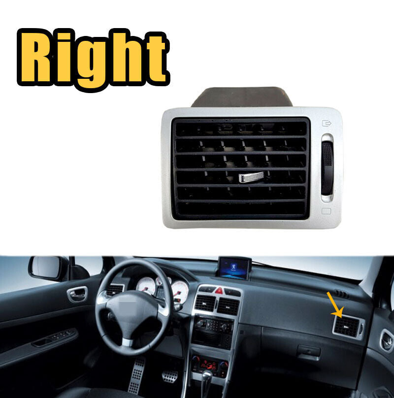 Right front dashboard center console air conditioning vent socket grille suitable for Peugeot 307 CC