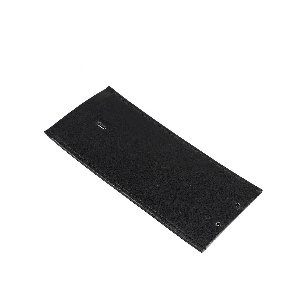 Black PU Leather Fuel Gas Tank Panel Bib Fit for Harley Softail 00-17 Dyna FXDWG