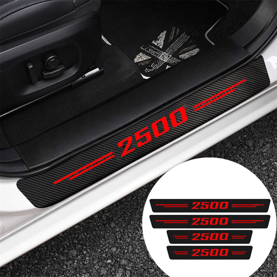 4 for Nissan NV2500 Accessories Car Van Door Sill Plate Step Threshold Protector