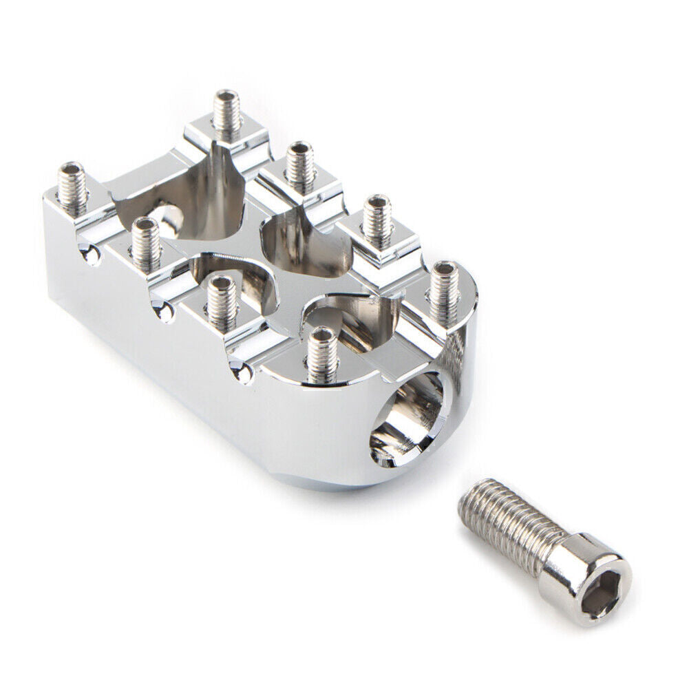 Chrome MX Style Shift Peg Anti-Skid Pedal for Harley Touring Dyna Sportster XL