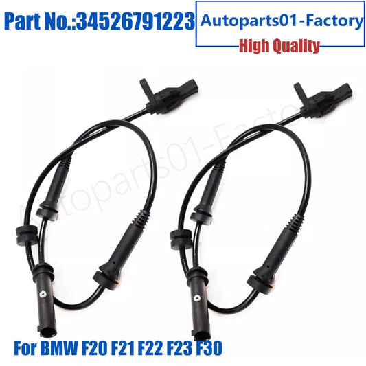 2PCS ABS Wheel Speed Sensor for BMW 116i 118i 120i 220i 225i 320i 328i 420i 428i