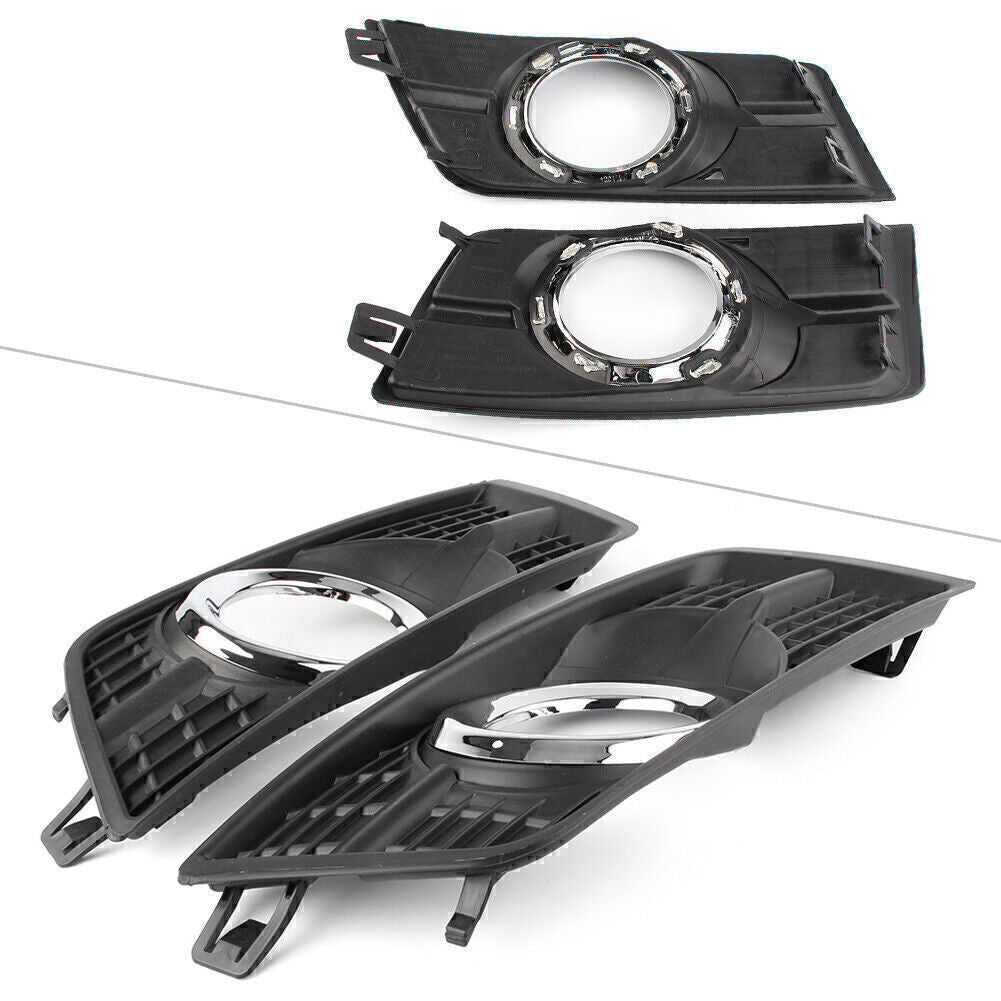 Front LeftRight Fog Light Cover For Fit 2010-2016 for Cadillac SRX 2pcs/set