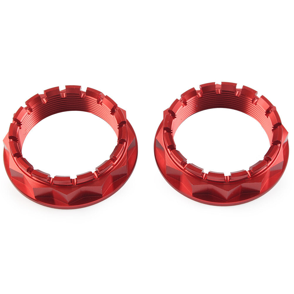 Rear Wheel Axle Nut Fit for Ducati V4 1098 1198 1199 1299 Diavel 2pcs Red Motorcycle