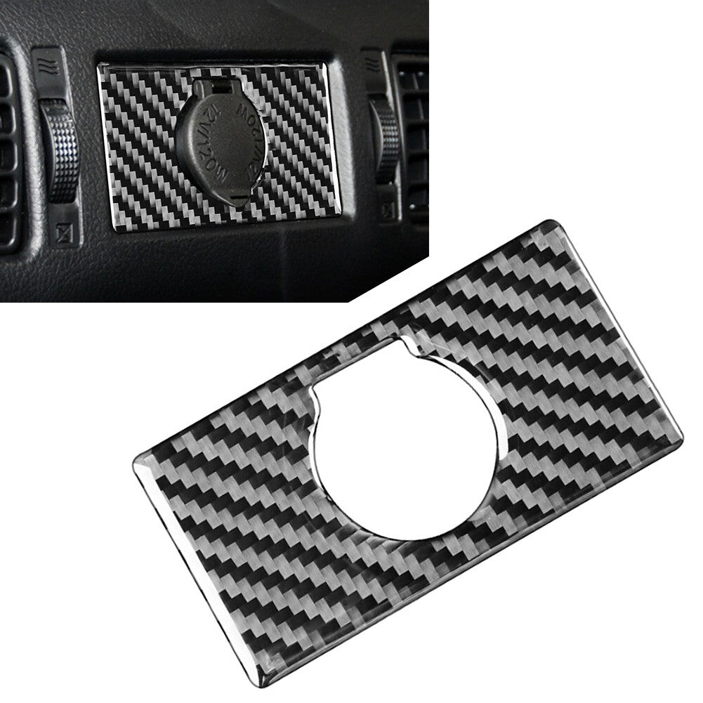 for Toyota Tundra 2014-2021 Inner Rear Cigarette Lighter Switch Cover Trim Black
