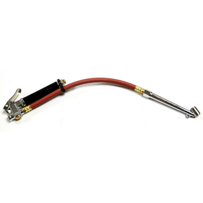 Commercial Dual Head Tire Gun Inflator Air Chuck Pressure Gauge Car Truck Tool