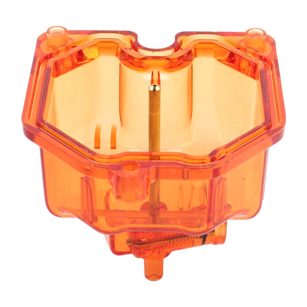 Plastic Clear Carburetor Float Bowl Chamber Fit For PZ 26/27/30/32mm Carb Orange