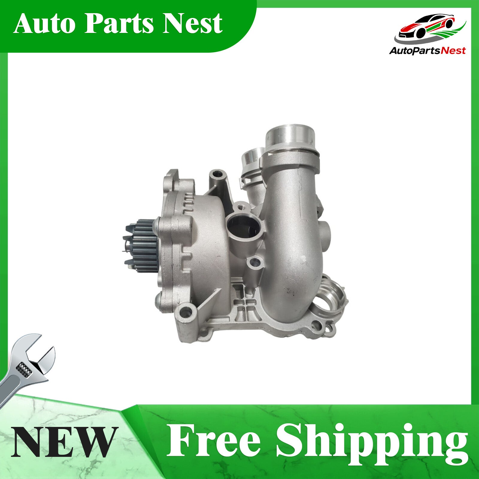 Aluminum Water Pump Kit for A4 A3 TT for VW for Tiguan for Jetta for Golf Beetle CC 2.0T TSI