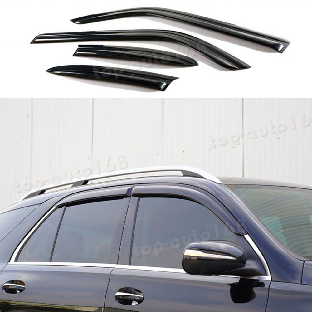 for Benz GLE SUV 2020-24 Smoke Window Wind Visors Rain Sun Guard Vent Deflectors
