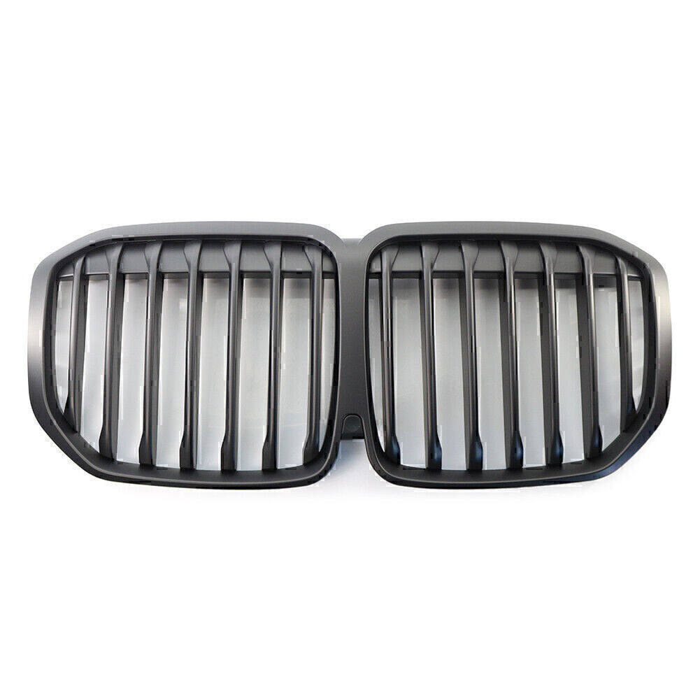 1x Matte Black Car Front Kidney Grille Fit for BMW X7 G07 2019-2022 2021 2020