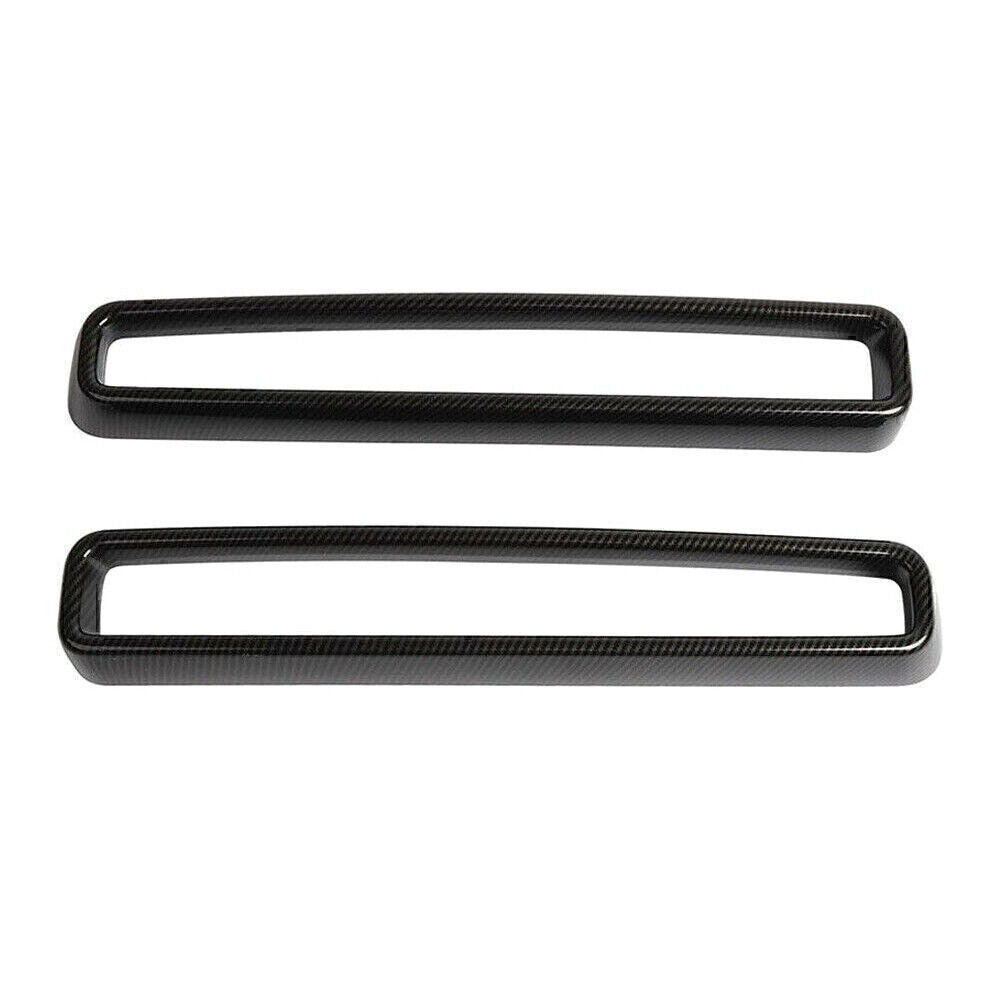 Pair Front Grill Mesh Grille Inserts Trim Cover Fit for Dodge for Challenger 2015-19 16