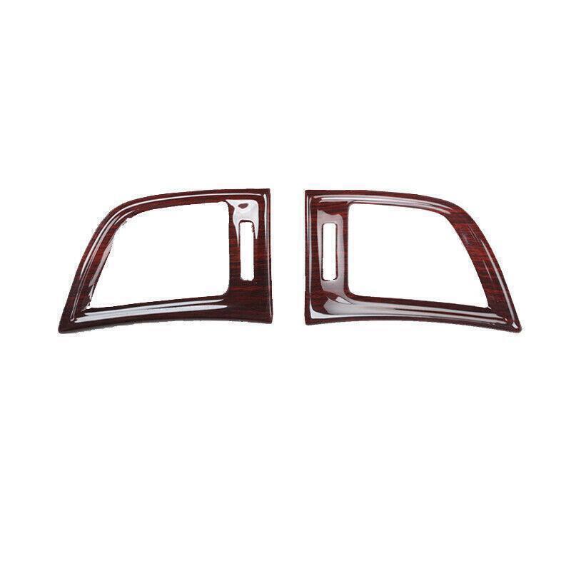 for Nissan Sentra 13-19 Wood Grain Console Lr Air Outlet Vent Moulding Trim 2P