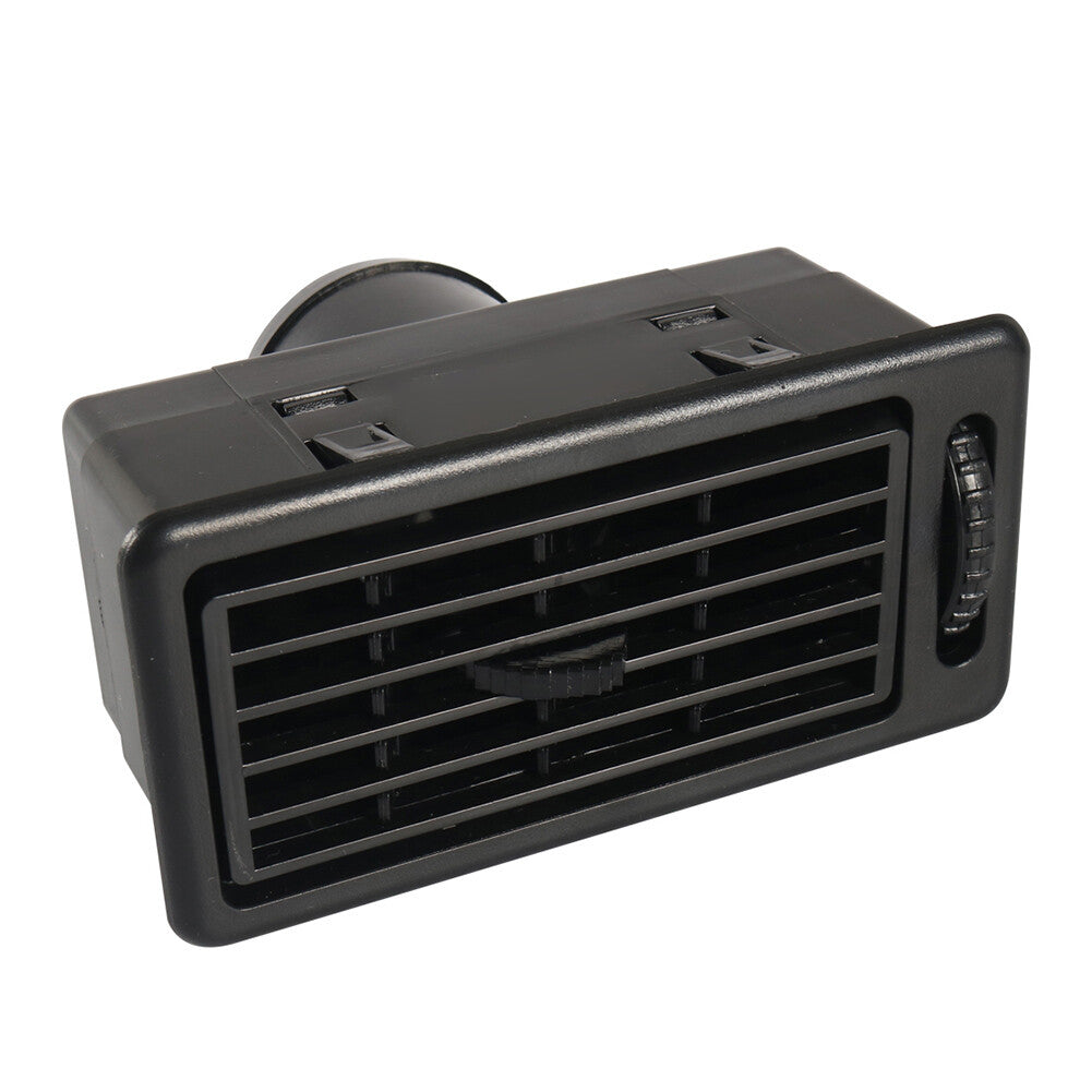 For Car RV ATV Universal Dashboard Air Outlet Dash Ventilation Replacement Black