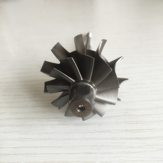 K03 5303-120-5015 53031205015 33.5/45mm 11-blade turbine shaft and wheel