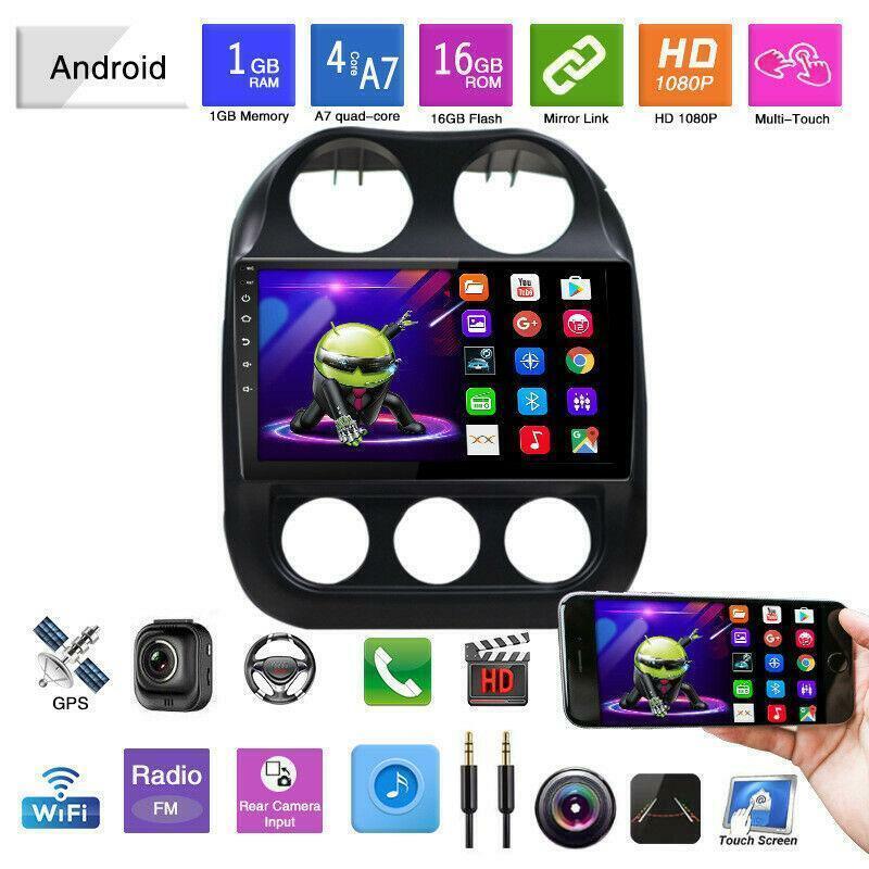 10.1Android10.1 Car Stereo Radio GPS Navi 1+16GB for Jeep Compass Patriot 10-16