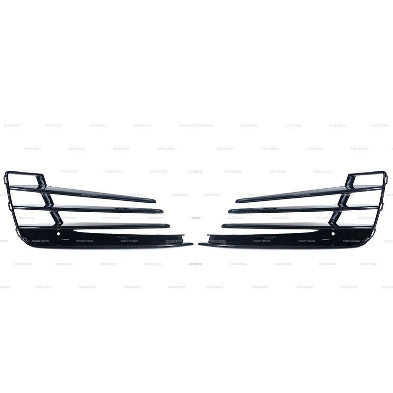 for VW for Golf MK7 GTI 2014-2017 2x Front Fog Light Grille Lower Bumper Grill Cover
