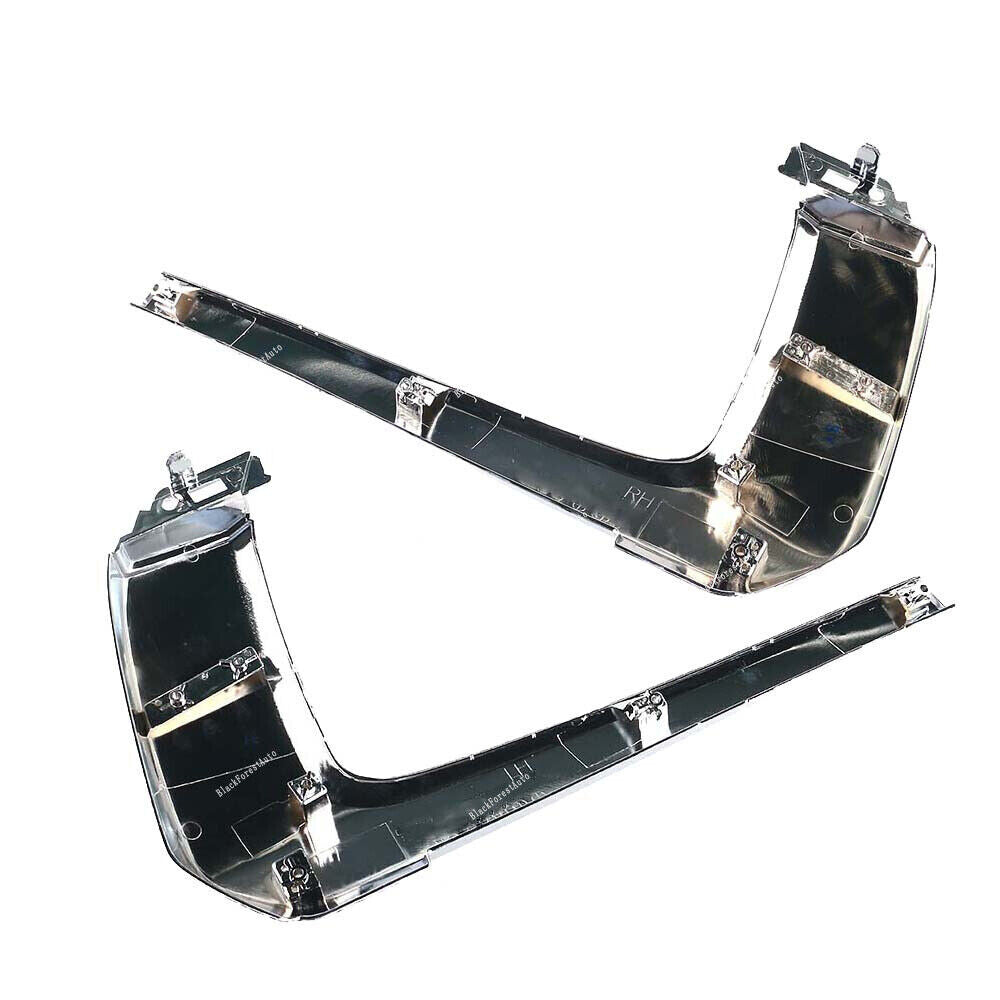 2X for Mitsubishi for Outlander LHRH Front Bumper Grille Grill-Side Molding Trim