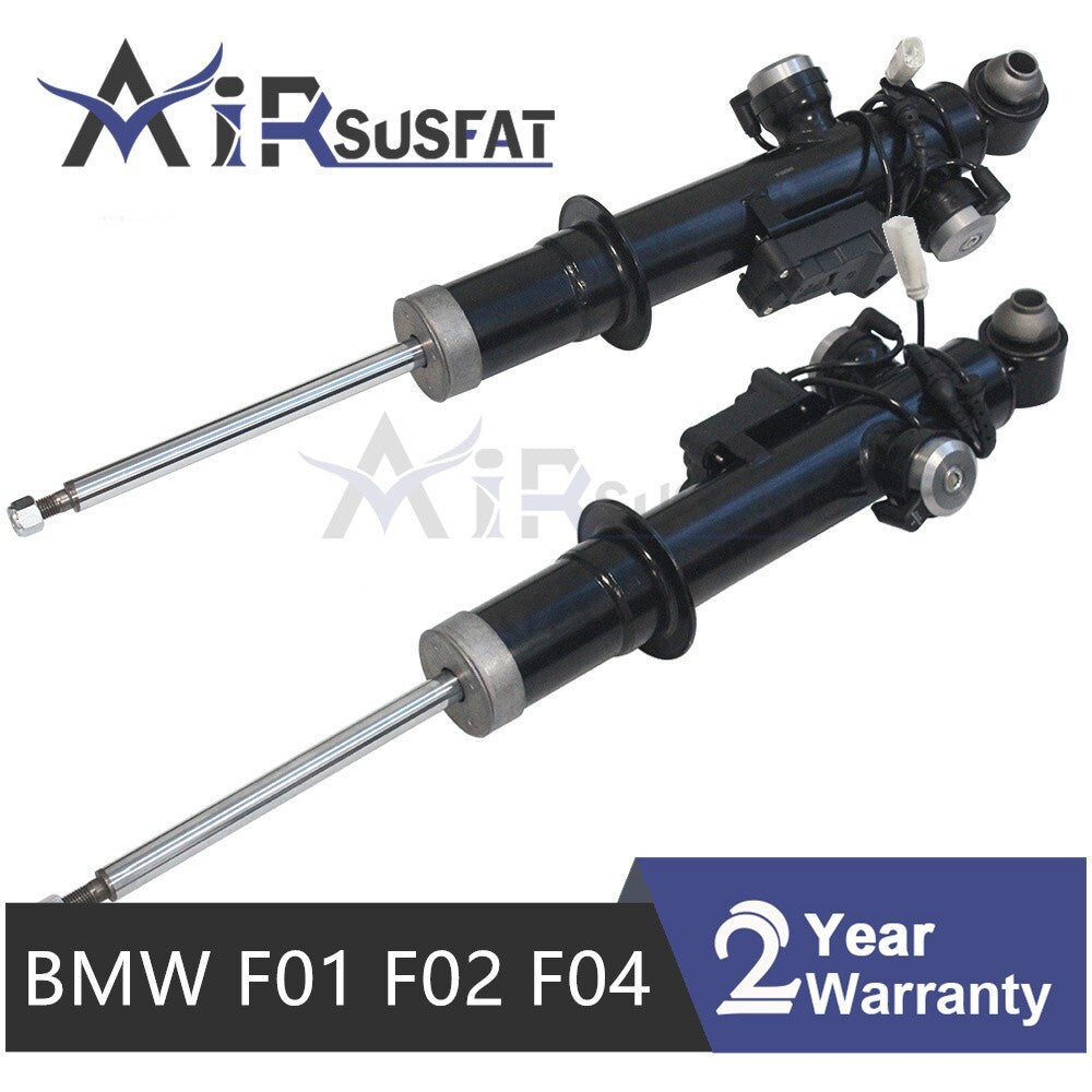 4PCS Front Rear Suspension Shock Absorbers VDC for BMW F01 F02 F04 730d 740i RWD