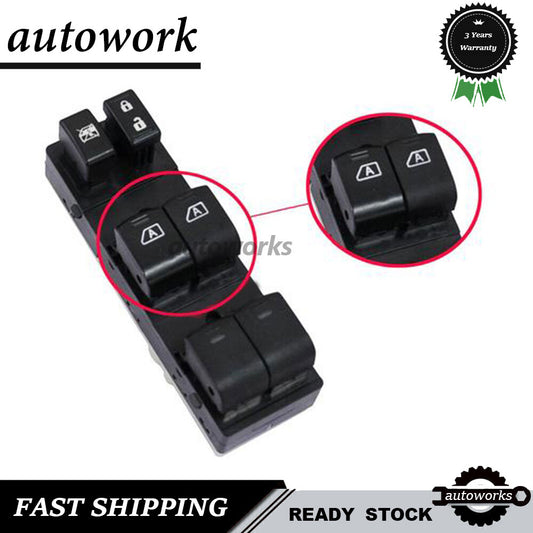 Left Front Power Master Window Switch for Nissan Altima 07-12 SL 2.5 25401-ZN50C