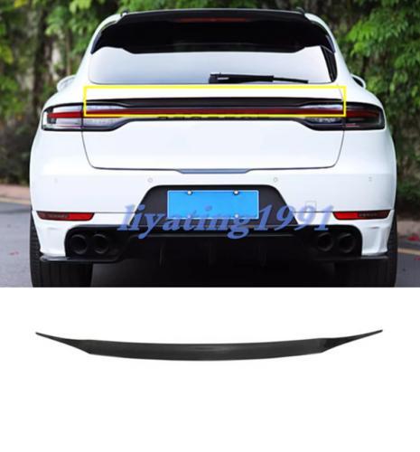 for Porsche Macan 2022-2024: carbon fiber rear tailgate spoiler lip