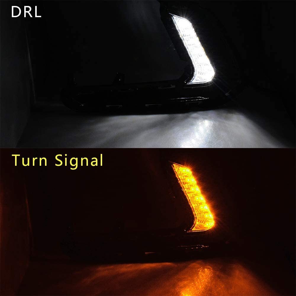 1 Pair Fog Lamp Turn Signal Dual Function Replace for Hyundai for Elantra ad 2017