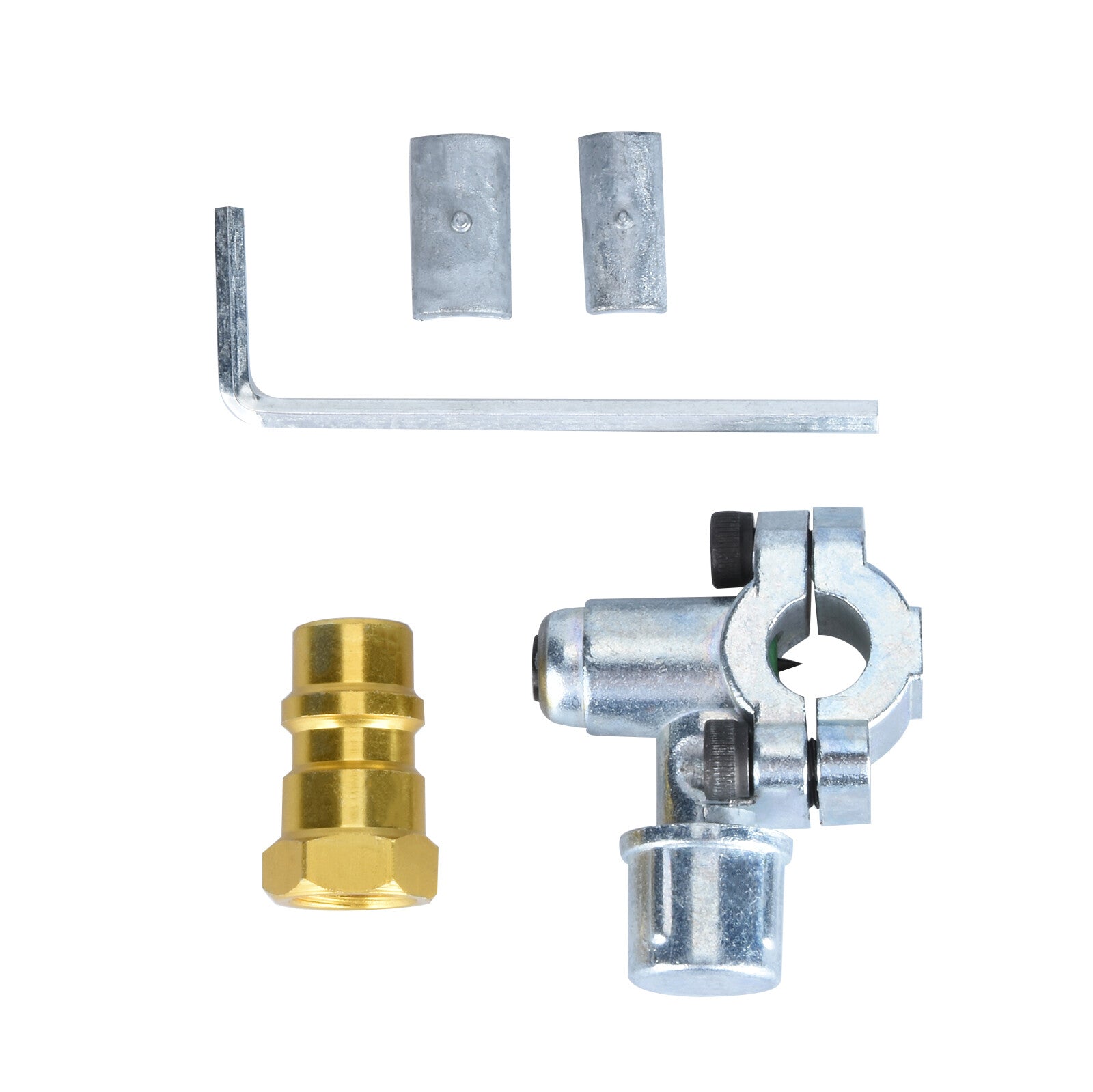 Metal A/C Retrofit Valve With Dust Cap For 7/16 Inch Low Side Port BPV-31