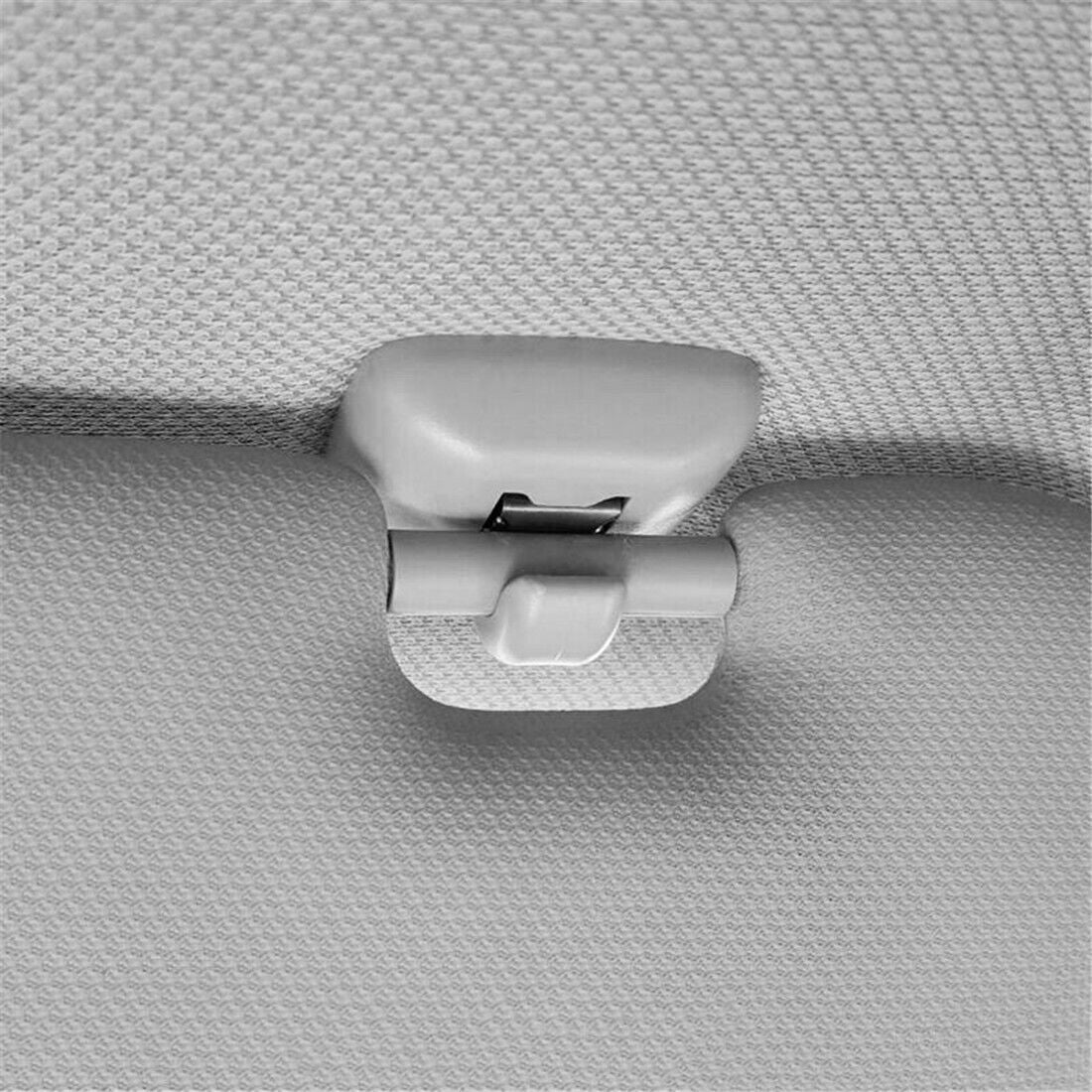 2PCS Sun Visor Clip Gray for Audi A3 A4 A5 Q5 A7 B6 B7 B8 S4 S5 TT