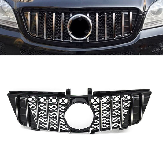 GTR Style Front Bumper Radiator Hood Grille for Benz ML Class W164 2005-2008