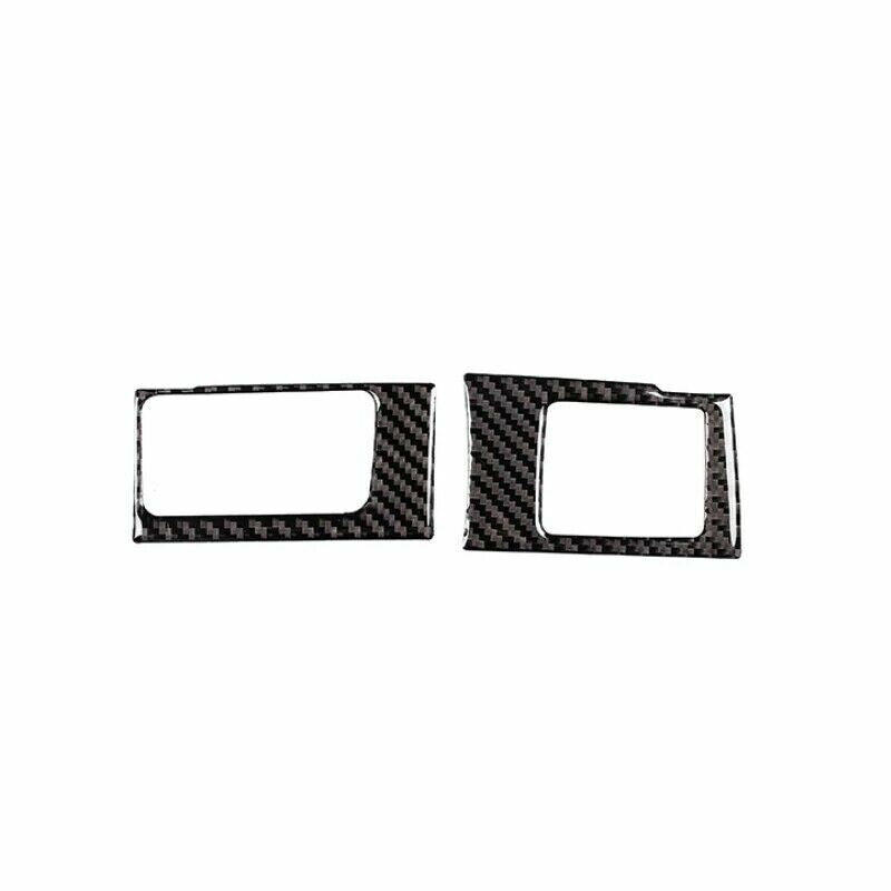 Carbon Fiber Interior Dashboard Storage Box Cover Trim
