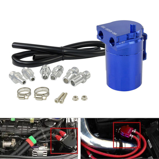Universal Blue Oil Reservoir Fuel Can Tank Turbo Reservoir Filter 11/13/15mm