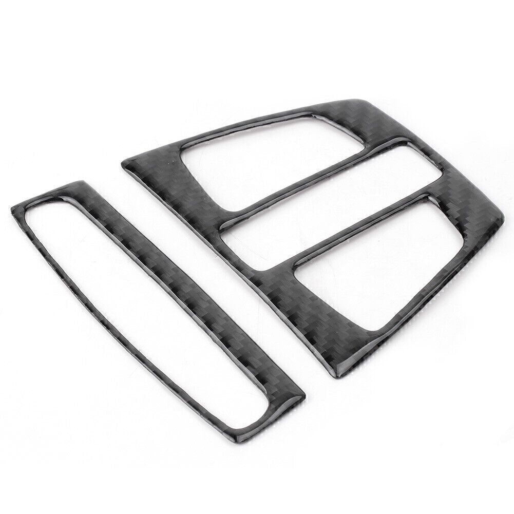 2x Carbon Fiber Reading Light Cover Trim Fit for BMW X1 X5 X6 F20 F30 F32 F34