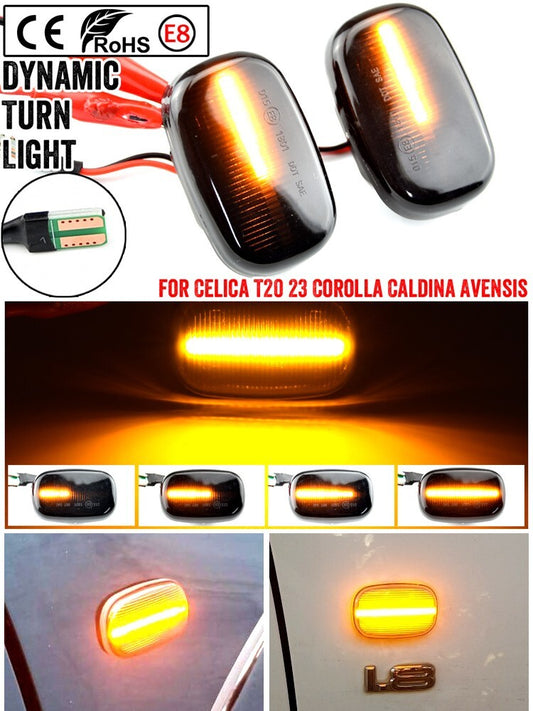 Dynamic Side Marker Turn Light for Toyota Celica T20 Starlet for Lexus Liteace Hilux