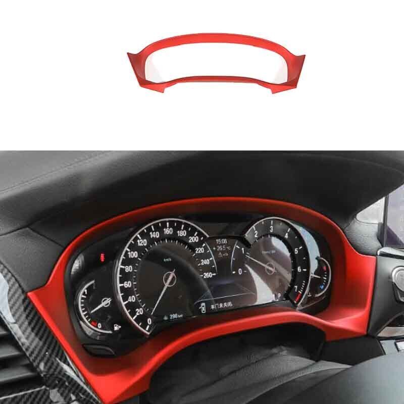 Instrument Panel Frame ABS Red Cover Trim for BMW X3 G01 X4 G02 2018-2020 2021