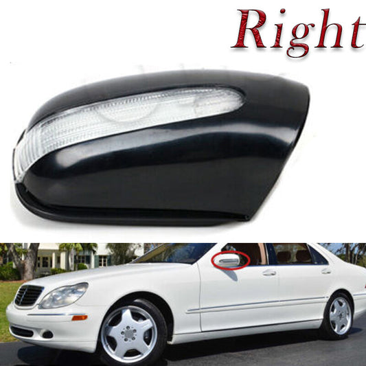 The right front door turn signal is applicable to 2000-2003 for Mercedes-Benz S430, S500, and CL500 models.