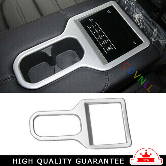 Rear Air Outlet Vent Frame Trim 1PCS for Honda CRV CR-V 2017-2022 Matte Silver