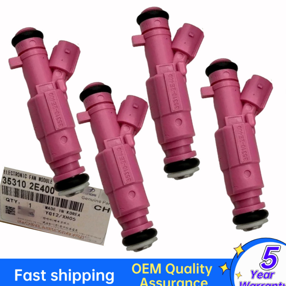 4-pack fuel injectors suitable for 2011-2017 for Hyundai for Elantra , for Kia Forte Soul 1.8L, 2.0L 353102E400