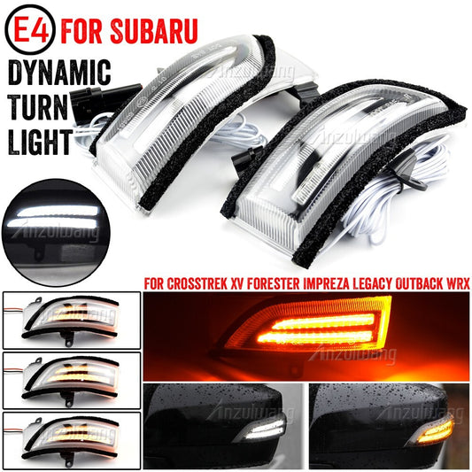 Dynamic Turn Signal Light for Subaru Crosstrek Forester Impreza Legacy Outback