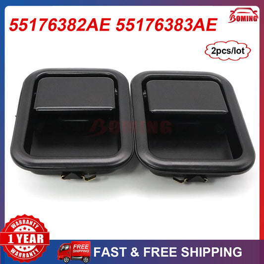 Metal Outside Door Handle 55176382AE 55176383AE For 1997-2006 for Jeep for Wrangler TJ