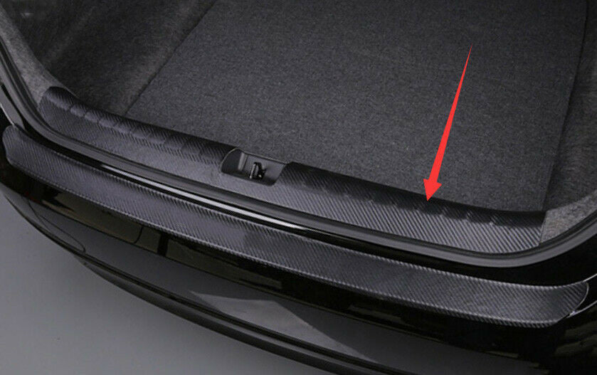 for Honda Accord 2018-22 PU Carbon Fiber Inner Rear Bumper Protector Guard trim