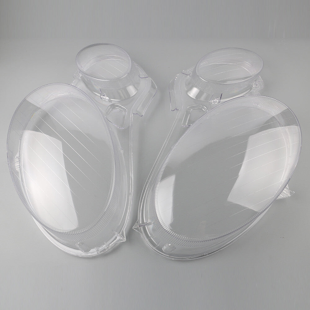 Left and Right Headlight Clear Lens Cover for 02-08 for Mercedes-Benz W211 E240 E200
